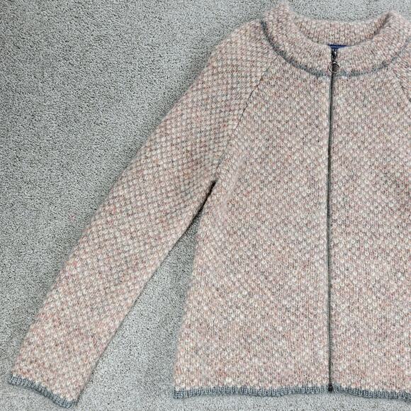 Pendleton Mohair Cardigan Sweater Womens S Woolen Mills Wool Blend Full Zip - Picture 7 of 16
